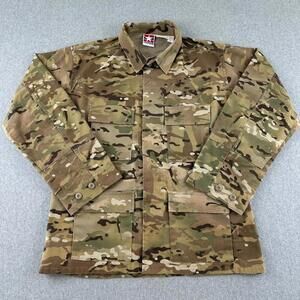 Propper Military Uniform Jacket Large Camo Tactical Combat Multicam Pocket Green